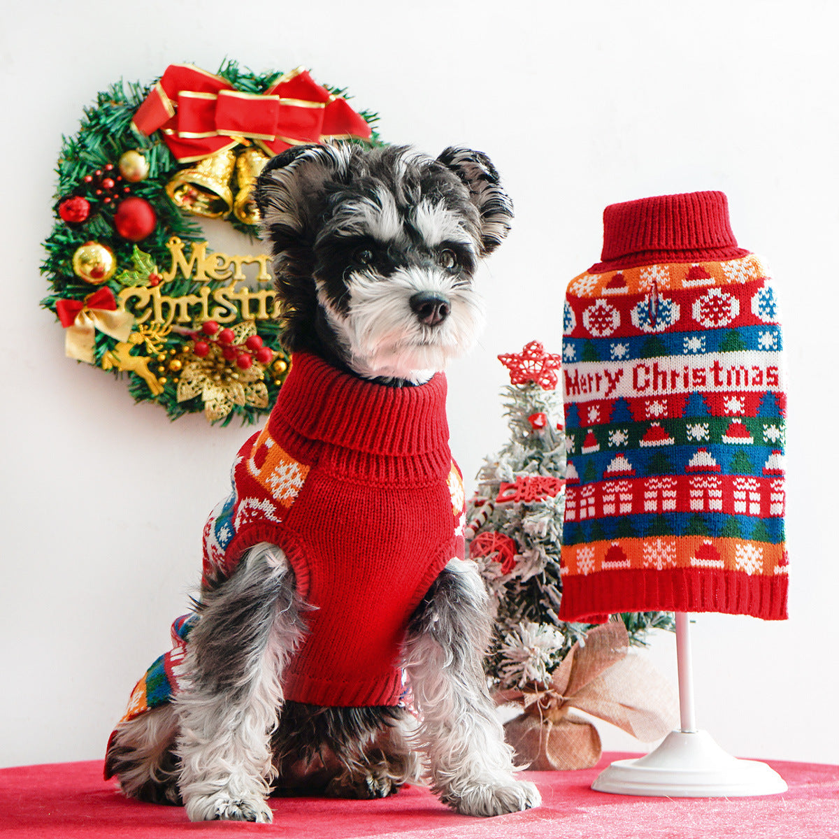 Pet Christmas Turtleneck Sweater
