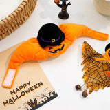 Pet Halloween Pumpkin Vest Festive Harness Thanksgiving Christmas Apparel