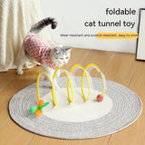 Folded Cat Tunnel S Type Spring Tunnel
