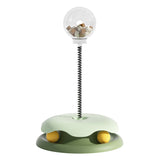 Cat Leakage Food 2 In 1 Toys Turntable Spring Ball