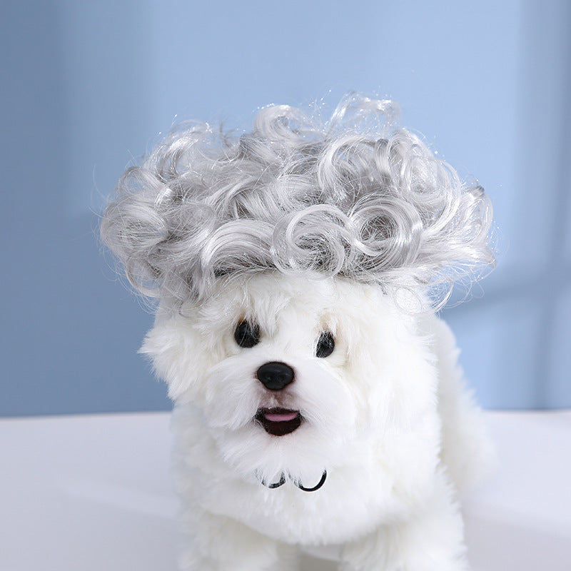 Pet Headdress Wig Sheath