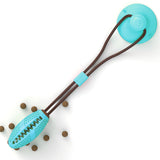 Silicon Suction Cup Tug Interactive Ball For Pet Chew Bite Tooth Cleaning Toothbrush