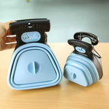 Pet Travel Foldable Pooper Scooper With 1 Roll Decomposable Bags Clean Pick Up Cleaner