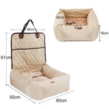 2 In 1 Carrier Folding Car Seat Pad Thickened Multi-purpose Mattress