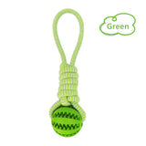 Interactive Treat Rope Rubber Leaking Chewing Bite Resistant Pet Tooth Cleaning