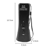 3-in-1 Anti Barking Dog Training Device Ultrasonic Training Repeller LED Flashlight