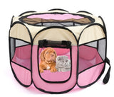 Folding Octagonal Pet Fence Oxford Cloth Kennel