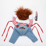 Halloween Scary Party Gatherings Pet Costume Adjustable Cosplay Costume