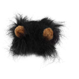 Funny Pet Hat Emulation Lion Hair Mane Ears Head Cap Scarf Halloween Festival Costume
