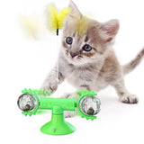Rotating Windmill Multi-Function Itch Scratching Device Teeth Shining
