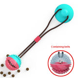 Silicon Suction Cup Tug Interactive Ball For Pet Chew Bite Tooth Cleaning Toothbrush