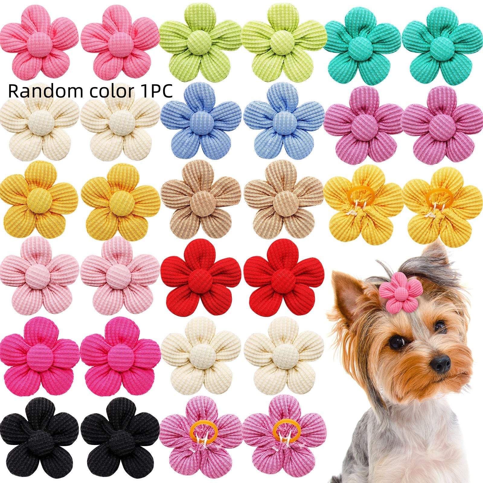 Headdress Flower Spring Solid Color