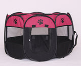 Folding Octagonal Pet Fence Oxford Cloth Kennel