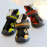Printed Suede Cotton Dog Shoes