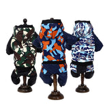 Autumn Winter Camouflage Hooded Pet Clothing