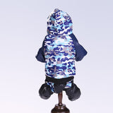 Autumn Winter Camouflage Hooded Pet Clothing