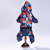 Autumn Winter Camouflage Hooded Pet Clothing