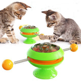 Rotatable Balls With Catnip Interactive Training For Cats
