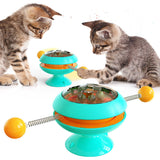 Rotatable Balls With Catnip Interactive Training For Cats