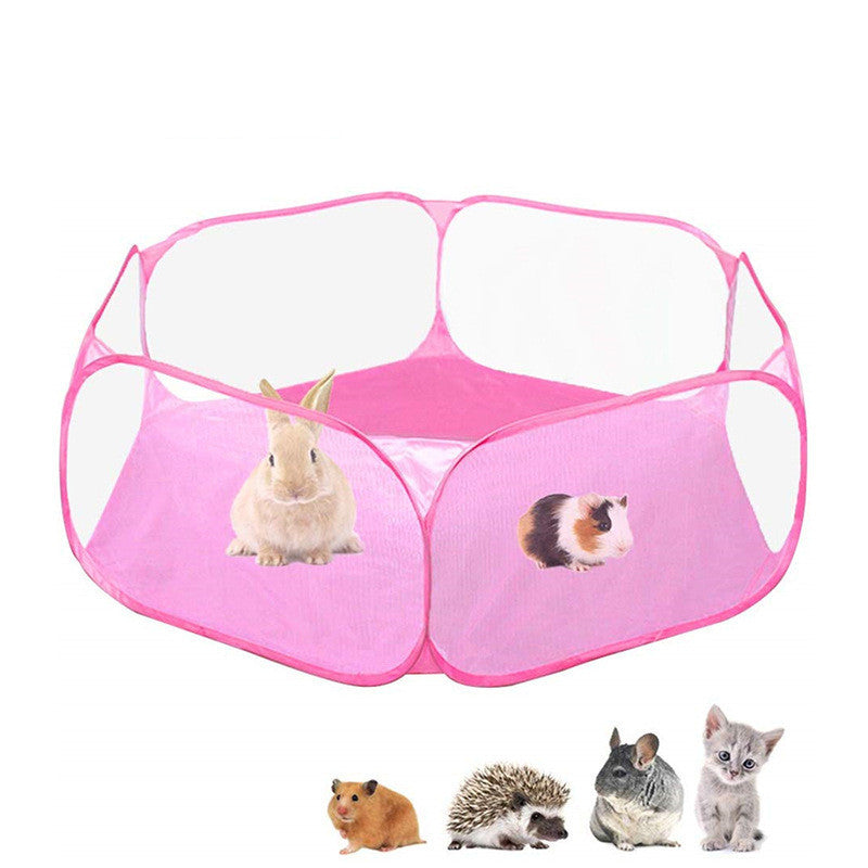 Portable Small Pets Playpen Cloth Folding Outdoor Indoor Exercise Cage Tent