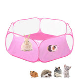 Portable Small Pets Playpen Cloth Folding Outdoor Indoor Exercise Cage Tent