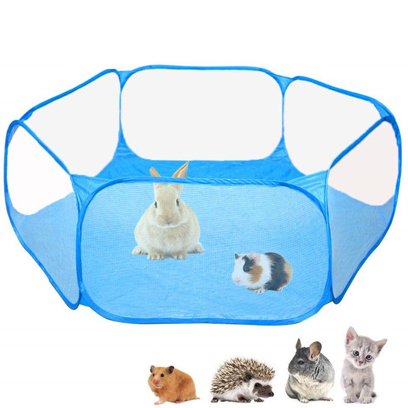 Portable Small Pets Playpen Cloth Folding Outdoor Indoor Exercise Cage Tent