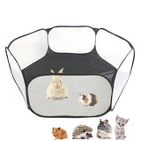 Portable Small Pets Playpen Cloth Folding Outdoor Indoor Exercise Cage Tent