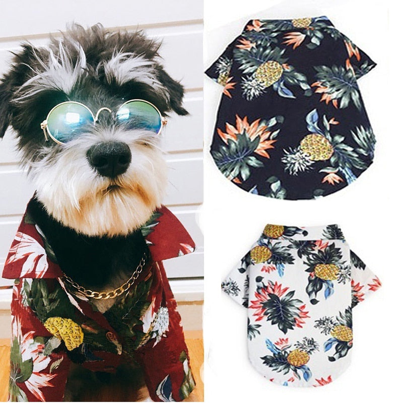 Hawaiian Style Pet Shirt
