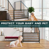 Pets Baby Safety Gate Mesh Fence Magic Portable Guard Net Stairs Doors
