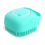 Soft Silicone Pet Shampoo Massager Shower Brush Comb Grooming Scrubber For Bathing