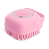 Soft Silicone Pet Shampoo Massager Shower Brush Comb Grooming Scrubber For Bathing