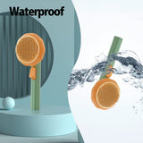 Pet Pumpkin Brush Self Cleaning Slicker Gently Removes Loose Undercoat Mats Tangled Hair