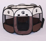 Folding Octagonal Pet Fence Oxford Cloth Kennel
