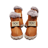 Dog Thick Snow Boots Warm Teddy Autumn And Winter