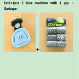 Pet Travel Foldable Pooper Scooper With 1 Roll Decomposable Bags Clean Pick Up Cleaner