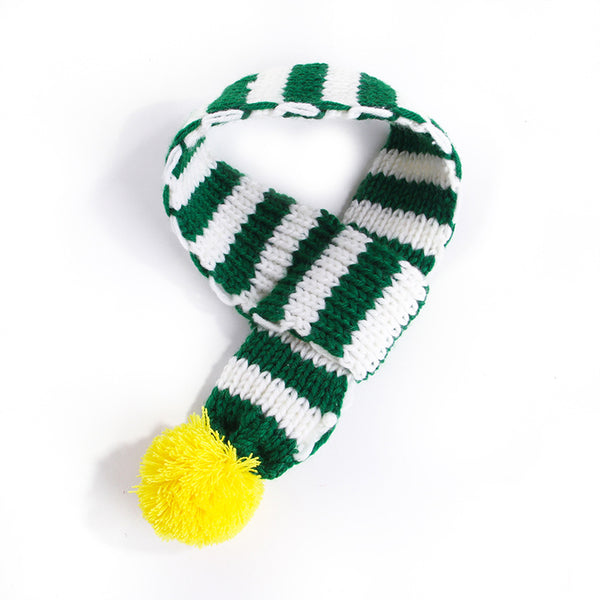scarf-white-green