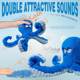 Octopus Plush Stuffed Chew Tug Of War Crinkle