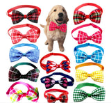 Plaid Pet Bow Tie