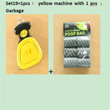 Pet Travel Foldable Pooper Scooper With 1 Roll Decomposable Bags Clean Pick Up Cleaner