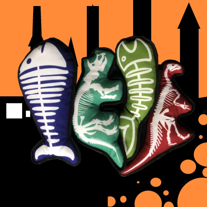 Halloween Dinosaur Fishbone Relieving Boredom Molar Long Lasting