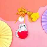Funny Self-hey Interactive Toy Rope Grabbing Mouse Telescopic Hanging