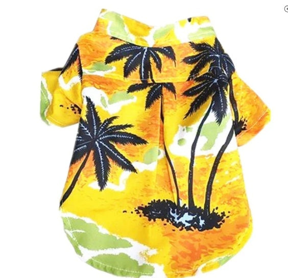 Hawaiian Style Pet Shirt