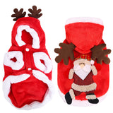 New Year/Christmas Santa Claus Reindeer Antlers Costume Winter Coat Outfit