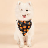 Pet Halloween Double-Sided Saliva Towel