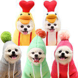 Fruit Dog Hoodie Winter Warm Fleece Coat