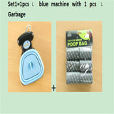 Pet Travel Foldable Pooper Scooper With 1 Roll Decomposable Bags Clean Pick Up Cleaner