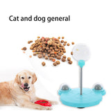 Pet Feeder Leaking Food Ball Self-Playing Tumbler Swing Puzzle Training Dispenser Bowl