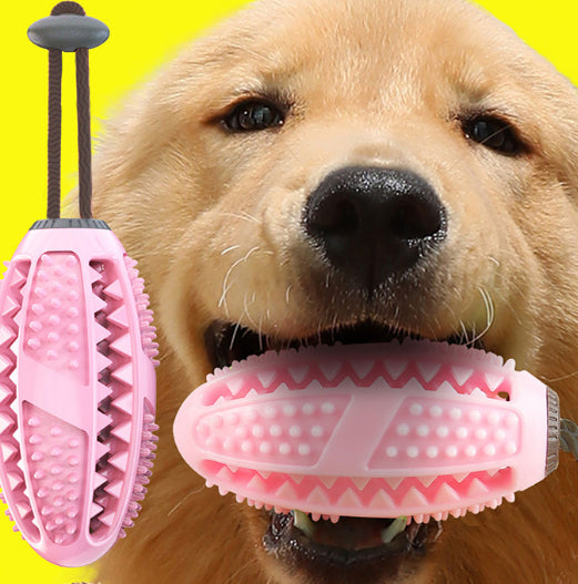 Silicon Suction Cup Tug Interactive Ball For Pet Chew Bite Tooth Cleaning Toothbrush