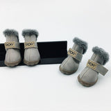 Dog Thick Snow Boots Warm Teddy Autumn And Winter