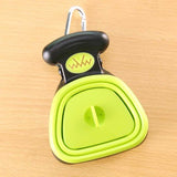 Pet Travel Foldable Pooper Scooper With 1 Roll Decomposable Bags Clean Pick Up Cleaner